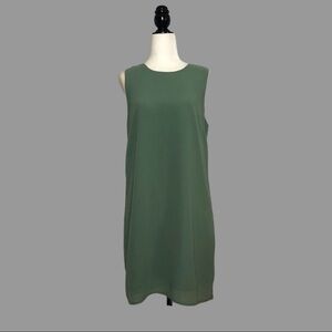 🤍 M 🤍 Twik Tunic Dress Zipper Mini Dress Sleeveless Scoop Neck​